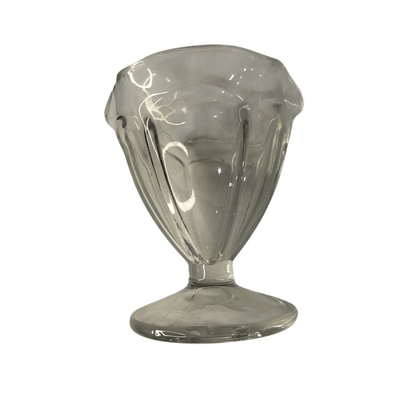 Vintage Anchor Hocking Clear Glass Dessert Sundae Dishes - Set of 6 - Picture 2 of 3